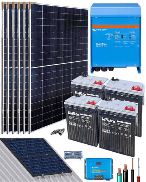 Kit Solar Victron 3000W 24V 8000Whdia Al Mejor Precio