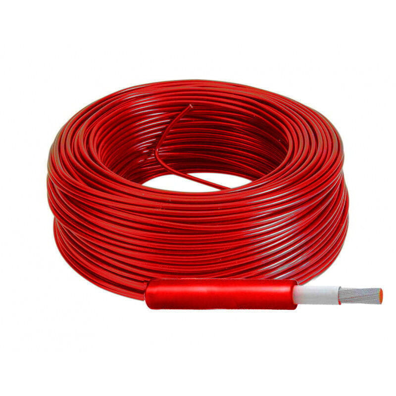 Rollo Cable Unifilar 10mm2 H1Z2Z2-K 10m rojo