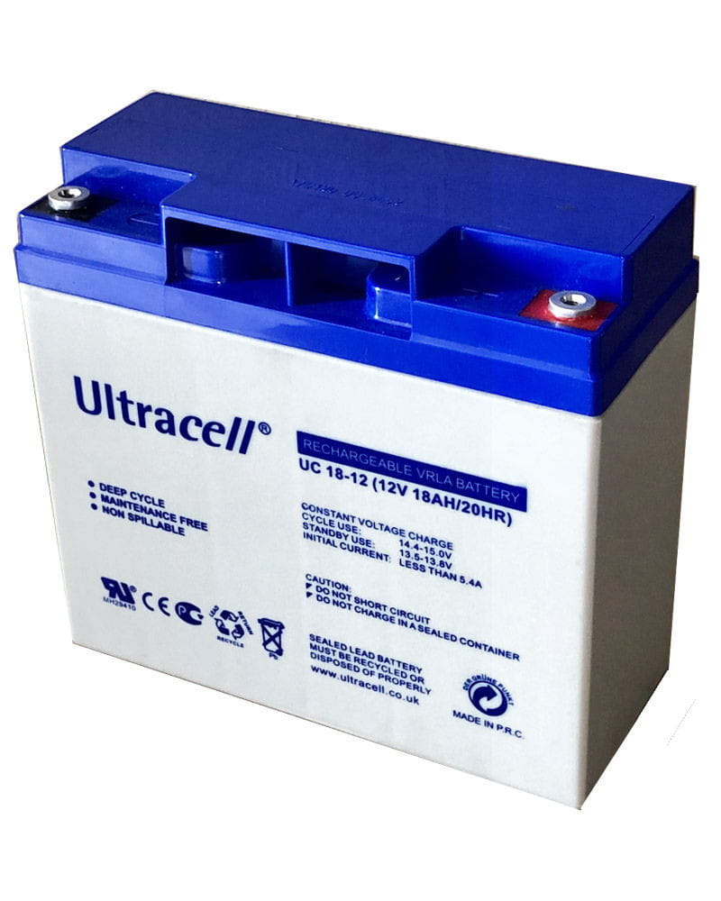 Batería AGM 12V 18Ah Ultracell UC-18-12