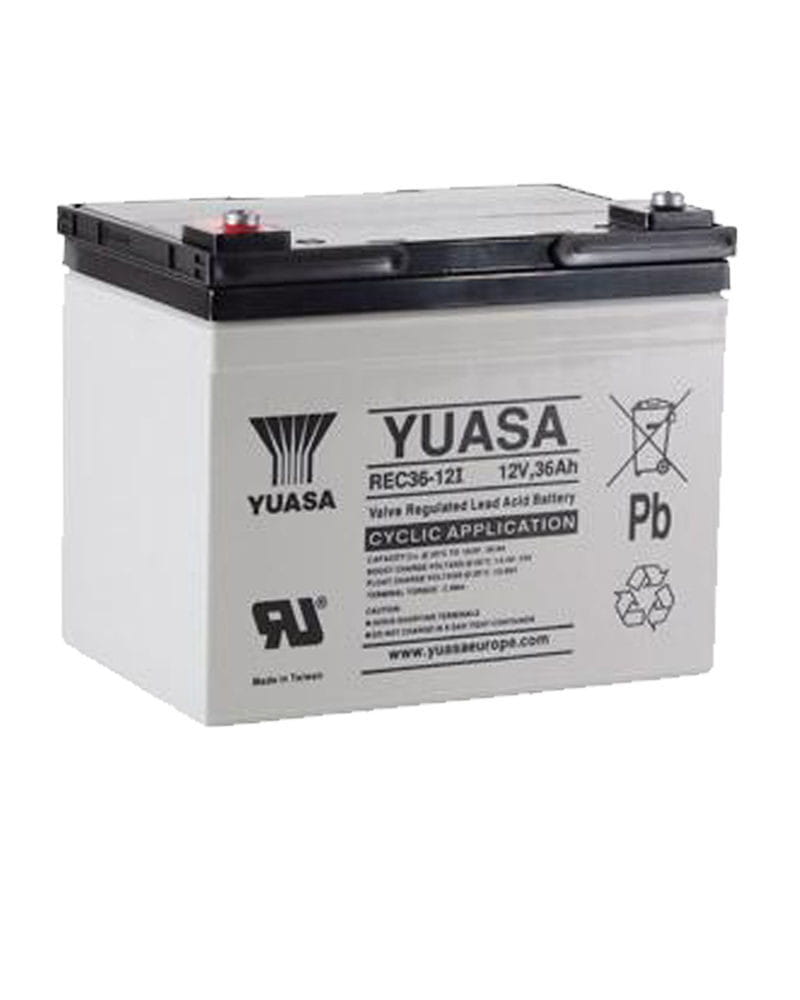 Retirado Excelente embudo Batería Yuasa REC36-12 12V 36Ah | AutoSolar