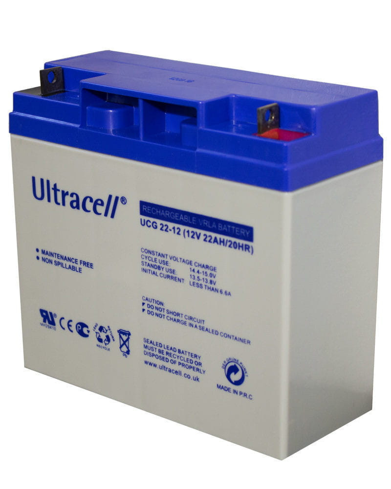 Batería GEL 12V 22Ah Ultracell UCG-22-12