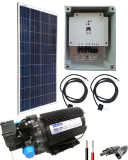 Kit bombeo solar agua Solar 12V uso continuado