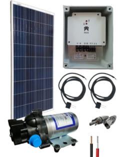 Kit bomba  agua Solar 12V uso intermitente