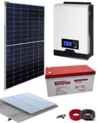Kit Panel Solar 1000W 12V 2000Whdia  con cargador