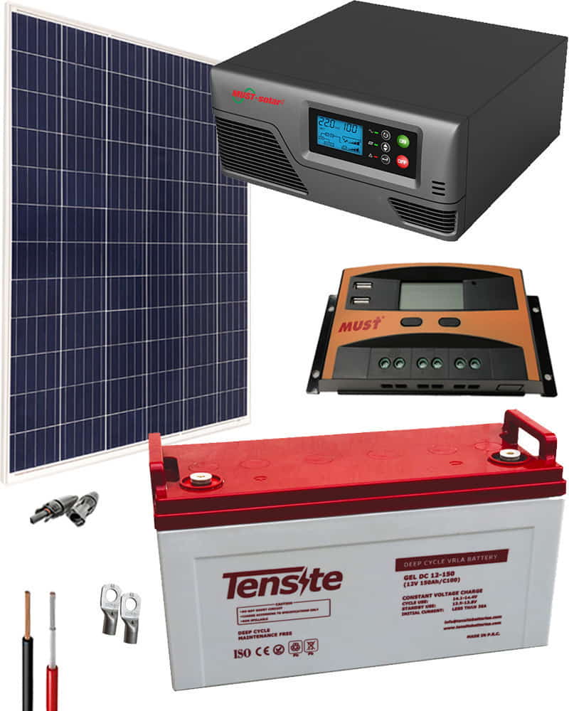 Kit Panel Solar 600w 12v 1000whdia Con Bateria De Gel Al Mejor Precio