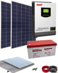 Kit Solar AGM 1000W 12V 2000Whdia 