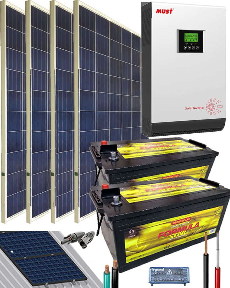 Kit Solar Instalacion Aislada 3000W 24V 5400Whdia | Al Mejor Precio