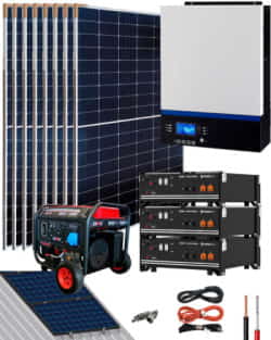 Kit Solar Litio Pylontech 9kWh 5000W 14000Whdia 
