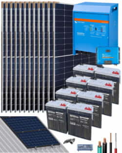 Kit Solar Victron 5000W 48V 20000Whdia 