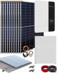 Kit Solar Vivienda Permanente 5000W 48V 20000Whdia
