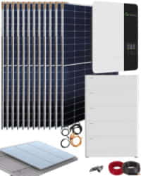 Kit Solar Vivienda Unifamiliar 5000W 48V 30kWhdia