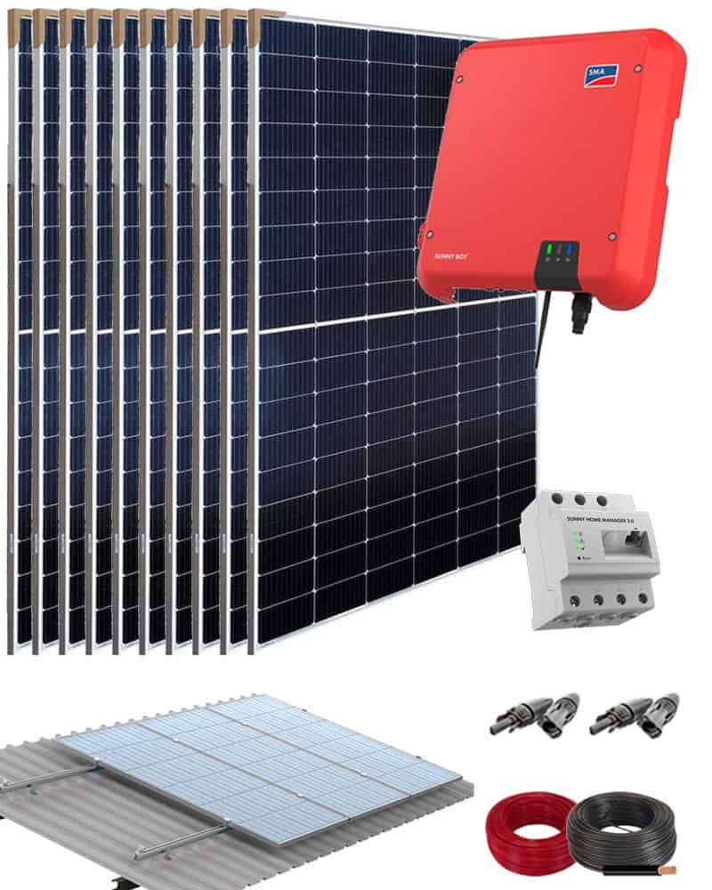 Kit de panel solar Generador de energía solar 4000w Costa Rica