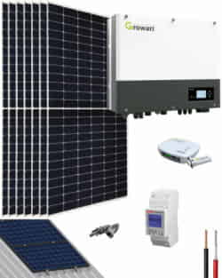 Kit Autoconsumo Solar 3000W 16000Whdia Growatt