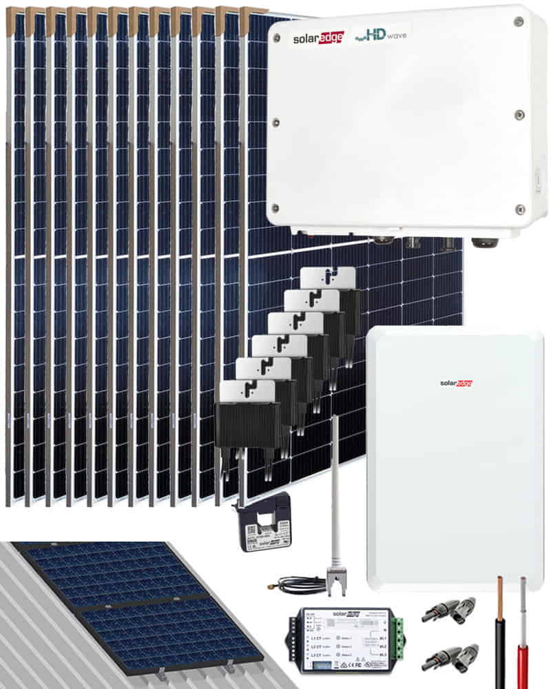 Kit Solar Autoconsumo Fotovoltaico 6000W 30kWhdia Ingeteam