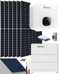 Kit Solar Baterías 2500W 14kWhdia Growatt