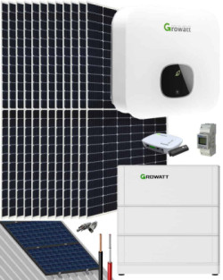 Kit Solar Baterías 5000W 25kWhdia Growatt
