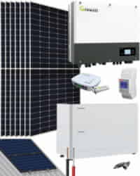Kit Solar Growatt 3000W 16kWhdia 