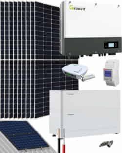 Kit Solar Growatt 4000W 20kWhdia 
