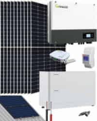 Kit Solar Growatt 5000W 25kWhdia 