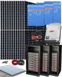 Kit Solar Híbrido 20000W 48V 100kWhdia