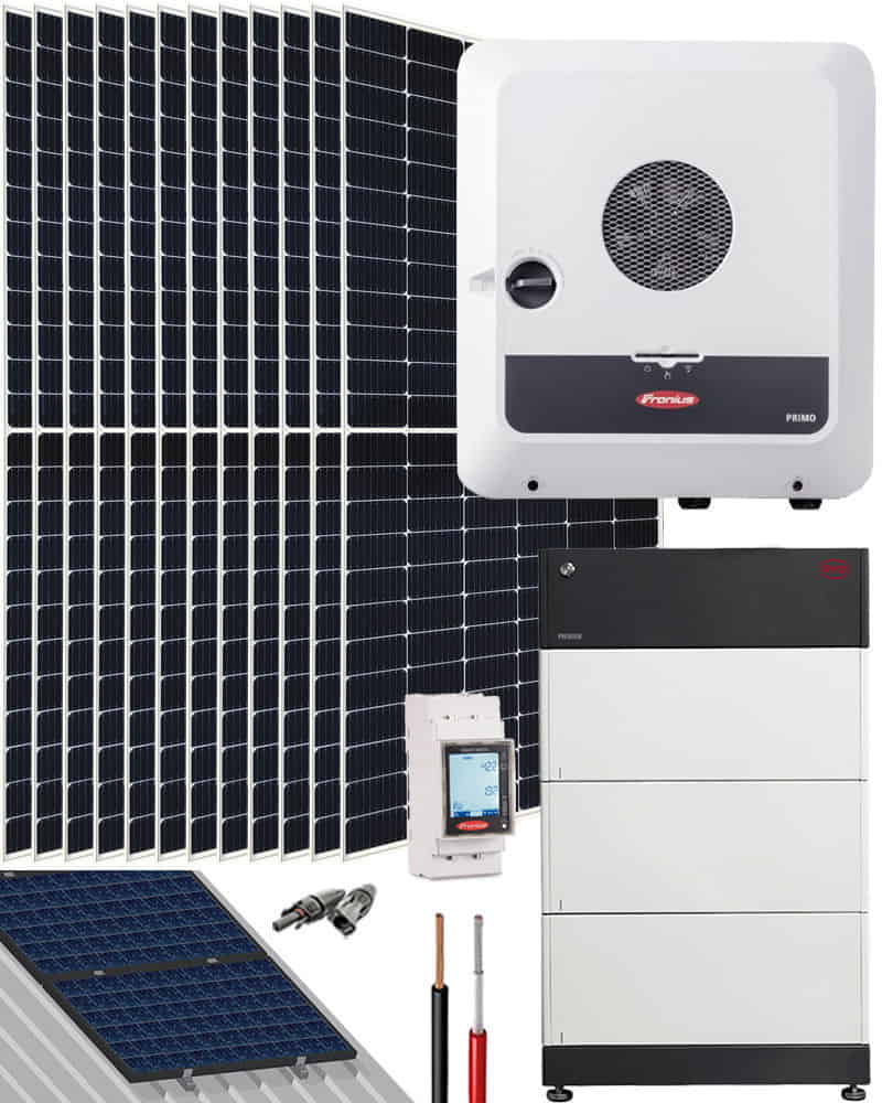 Kit completo de Panel Solar con controlador y 6000W Inverter casa sistema  de red