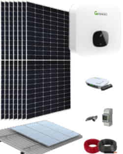 Energía solar fotovoltaica 3000W