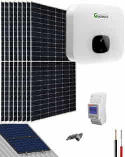 Kit Solar Residencial 3600W 18000Whdia Growatt