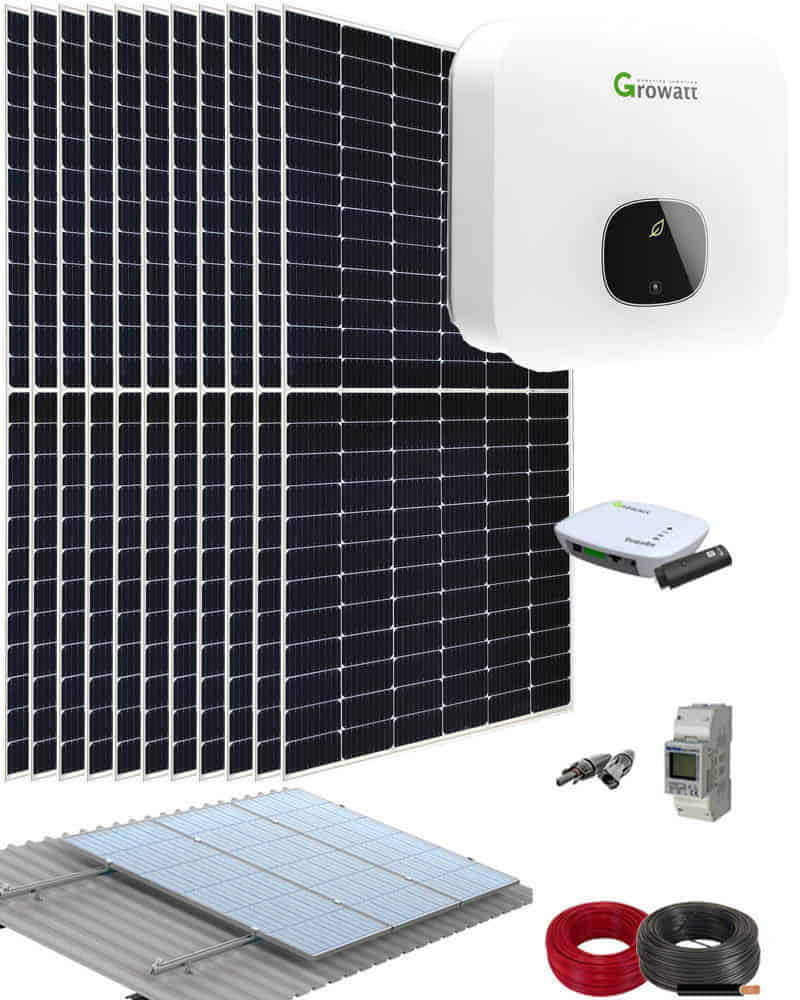 Kit Solar Residencial 4200W 8300kWhaño Growatt